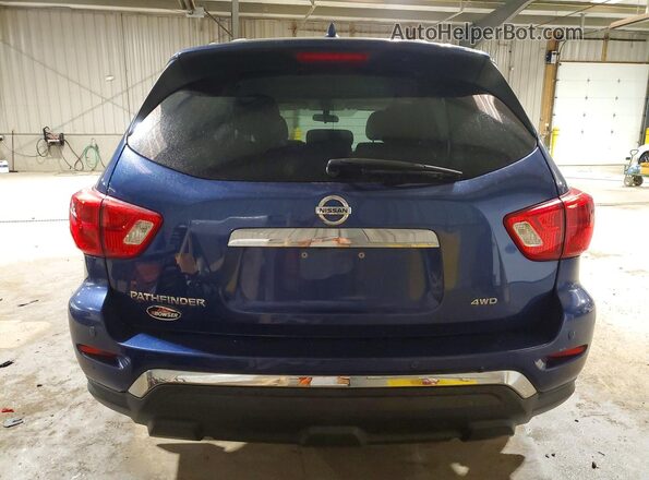5N1DR2MM2KC585659 2019 NISSAN PATHFINDER Blue Հետևի տեսք