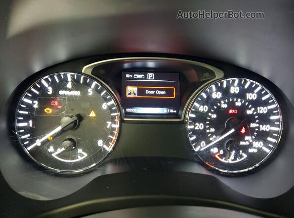 5N1DR2MM3HC629712 2017 NISSAN PATHFINDER Синий Вид щитка приборов