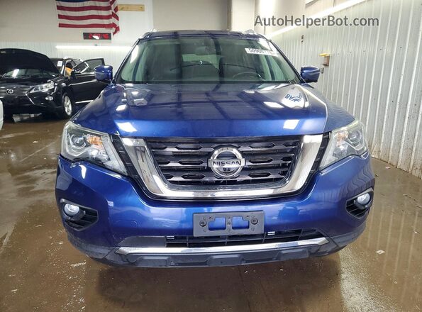 5N1DR2MM3HC629712 2017 NISSAN PATHFINDER Синий Вид спереди