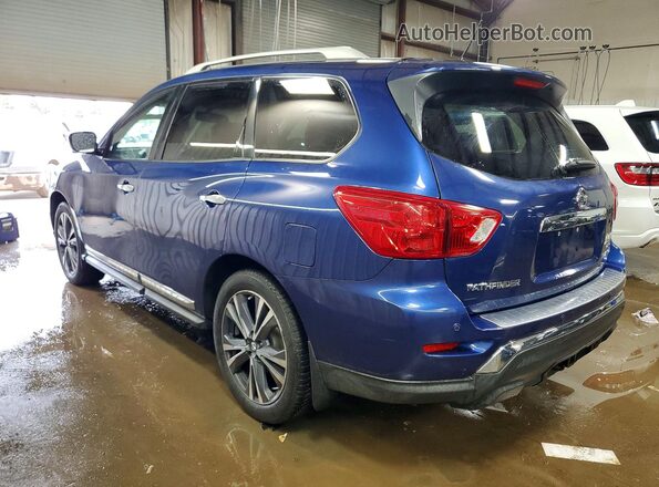 5N1DR2MM3HC629712 2017 NISSAN PATHFINDER Синий Задняя левая четверть