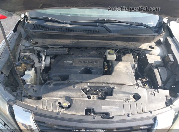 5N1DR2MM3HC645232 2017 NISSAN PATHFINDER Серебряный Вид сзади