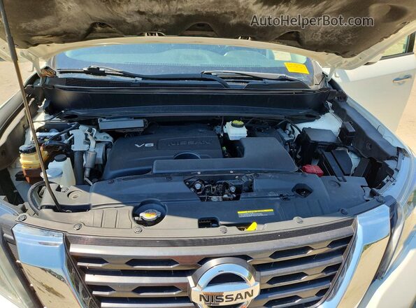 5N1DR2MM3HC691997 2017 NISSAN PATHFINDER Белый Вид подкапотного пространства
