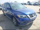 2018 Nissan Pathfinder Sv Blue vin: 5N1DR2MM3JC606405