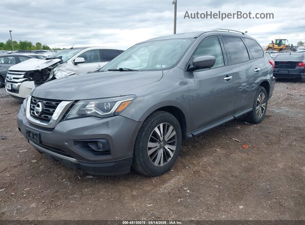 5N1DR2MM3JC610910 2018 NISSAN PATHFINDER Серый Передняя левая четверть