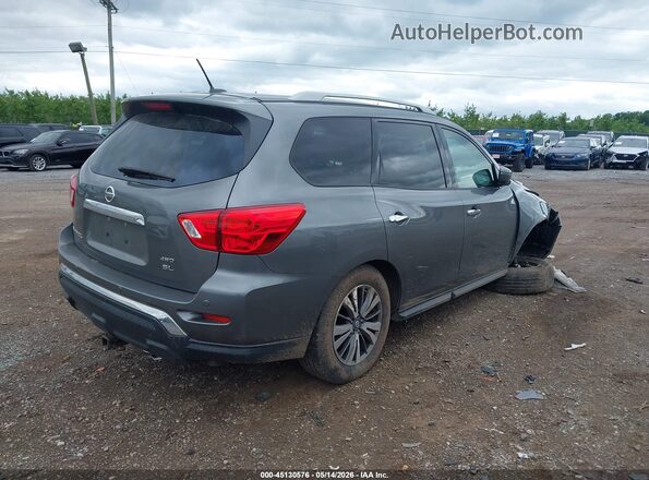 5N1DR2MM3JC610910 2018 NISSAN PATHFINDER Серый Задняя правая четверть