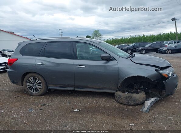 5N1DR2MM3JC610910 2018 NISSAN PATHFINDER Серый Вид задней части салона