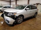 2019 Nissan Pathfinder Sv Silver vin: 5N1DR2MM3KC583449