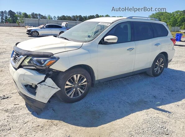 5N1DR2MM4HC661245 2017 NISSAN PATHFINDER White Vista tres cuartos delantera izquierda