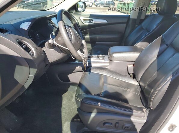 5N1DR2MM4HC690308 2017 NISSAN PATHFINDER White Vista interior delantera