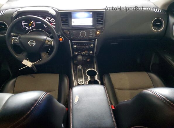 5N1DR2MM4KC614417 2019 NISSAN PATHFINDER White Widok deski rozdzielczej