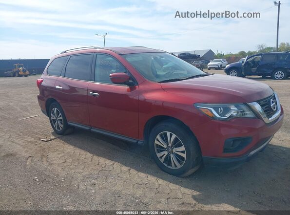 5N1DR2MM5HC637973 2017 NISSAN PATHFINDER Red წინა მარჯვენა