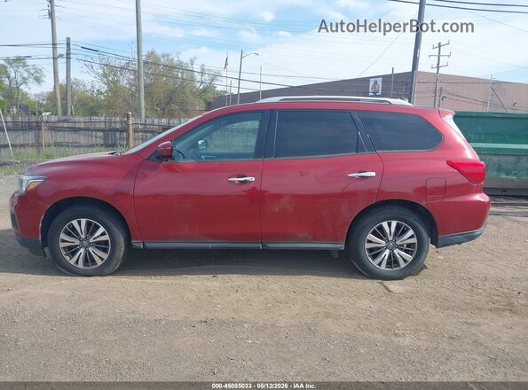 5N1DR2MM5HC637973 2017 NISSAN PATHFINDER Red სალონის 360-გრადუსიანი ხედი