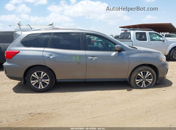 5N1DR2MM5HC641814 2017 NISSAN PATHFINDER Серый Вид задней части салона