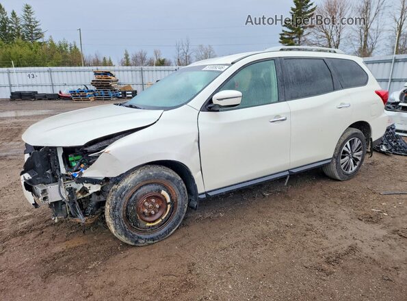 5N1DR2MM5HC641957 2017 NISSAN PATHFINDER White Առջևի ձախ երեք քառորդ տեսարան