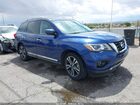 2017 Nissan Pathfinder Platinum Blue vin: 5N1DR2MM5HC910345