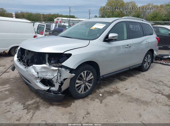5N1DR2MM5JC604638 2018 NISSAN PATHFINDER Серебряный Передняя левая четверть