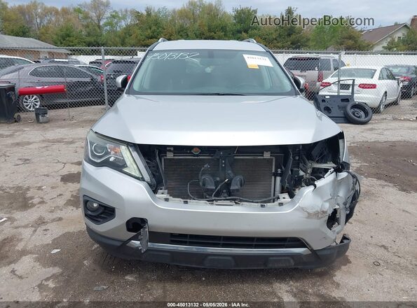 5N1DR2MM5JC604638 2018 NISSAN PATHFINDER Серебряный Вид задней части салона