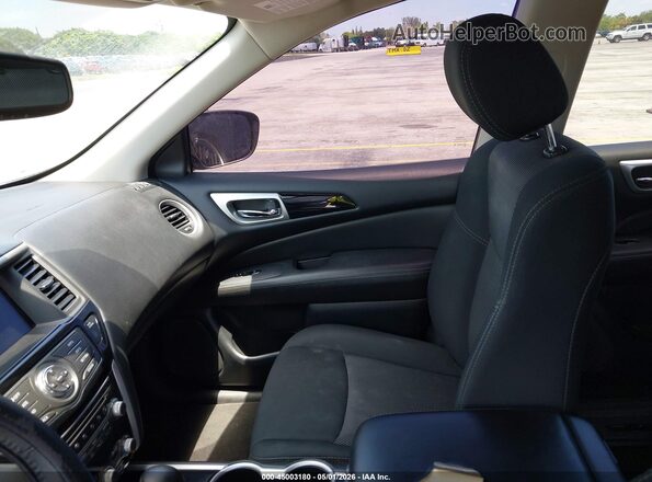 5N1DR2MM5JC663284 2018 NISSAN PATHFINDER Black Front interior view