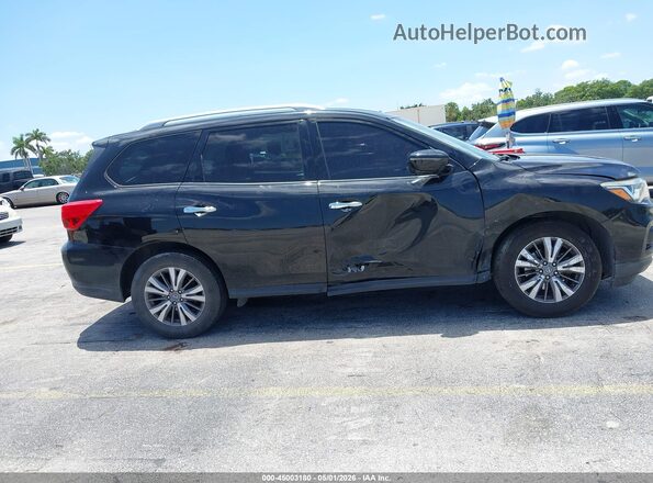 5N1DR2MM5JC663284 2018 NISSAN PATHFINDER Black Rear interior view