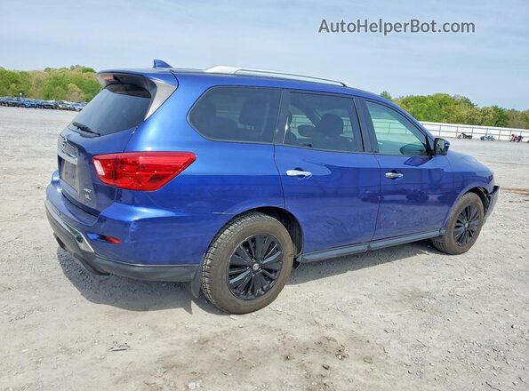 5N1DR2MM5KC591746 2019 NISSAN PATHFINDER Blue Задня права чверть