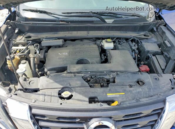 5N1DR2MM5KC591746 2019 NISSAN PATHFINDER Blue Вид підкапотного простору