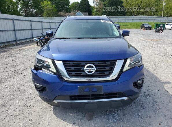 5N1DR2MM5KC591746 2019 NISSAN PATHFINDER Blue Вид спереду