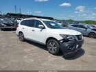 2019 Nissan Pathfinder Sv Белый vin: 5N1DR2MM5KC617746