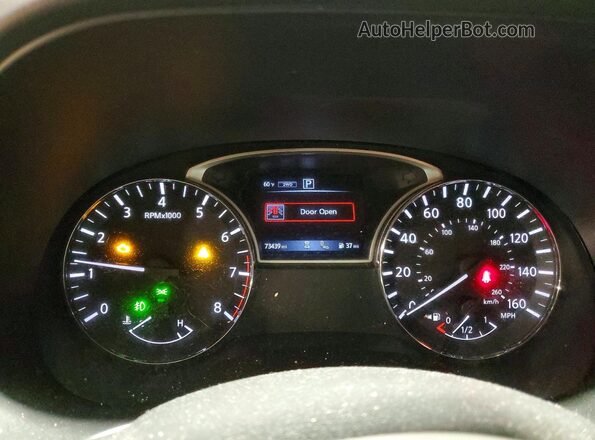 5N1DR2MM5KC621666 2019 NISSAN PATHFINDER Black Widok zestawu wskaźników