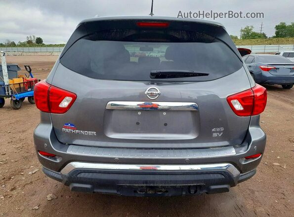 5N1DR2MM6HC640235 2017 NISSAN PATHFINDER Угольный Вид сзади