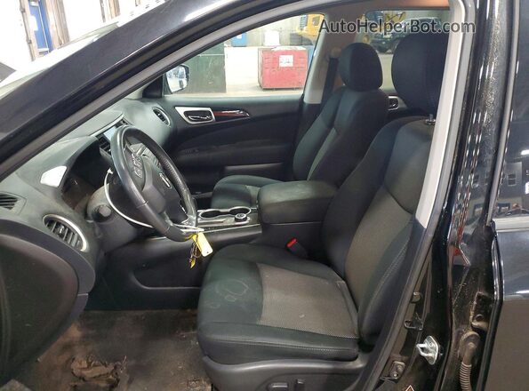 5N1DR2MM6HC656340 2017 NISSAN PATHFINDER Black Вид салону спереду