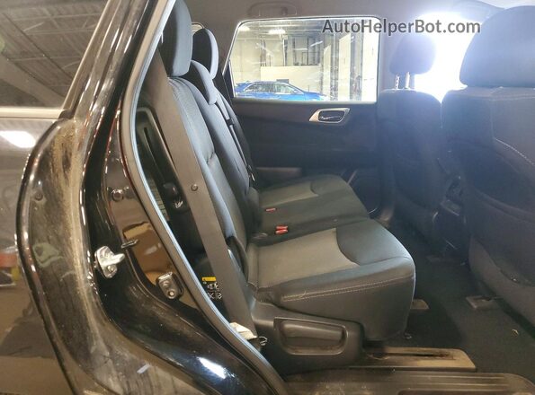 5N1DR2MM6HC656340 2017 NISSAN PATHFINDER Black Вид задньої частини салону