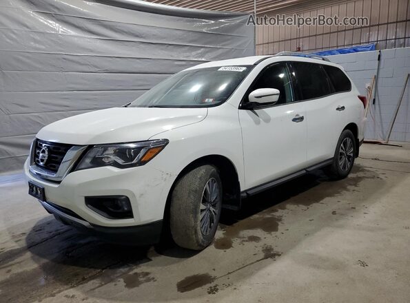 5N1DR2MM6HC673655 2017 NISSAN PATHFINDER White Առջևի ձախ երեք քառորդ տեսարան