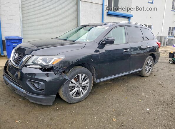5N1DR2MM6JC629371 2018 NISSAN PATHFINDER Black Առջևի ձախ երեք քառորդ տեսարան