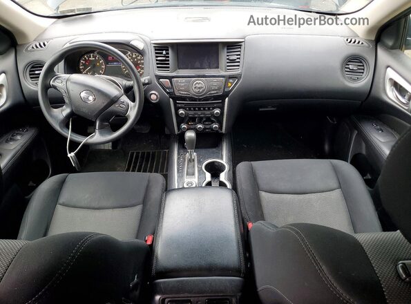 5N1DR2MM6JC629371 2018 NISSAN PATHFINDER Black Առջևի վահանակի տեսք