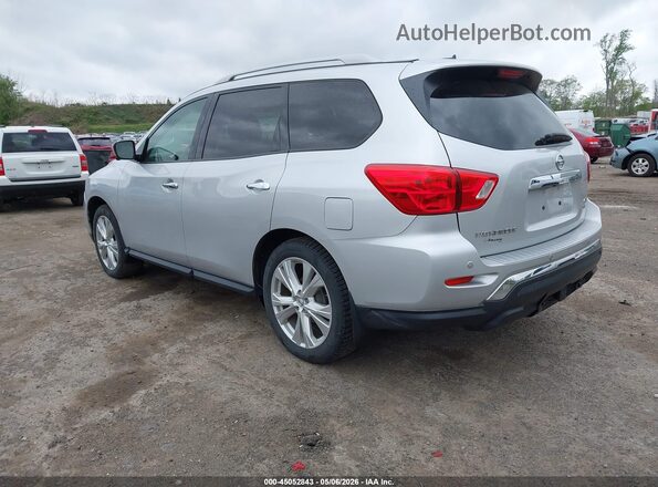 5N1DR2MM6JC665464 2018 NISSAN PATHFINDER Серебряный Задняя левая четверть