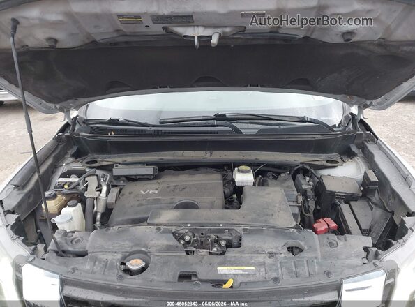 5N1DR2MM6JC665464 2018 NISSAN PATHFINDER Серебряный Вид сзади