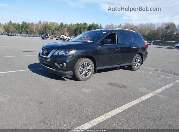 5N1DR2MM6KC628108 2019 NISSAN PATHFINDER Черный Передняя левая четверть