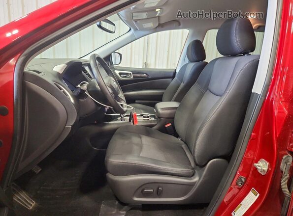 5N1DR2MM6KC646771 2019 NISSAN PATHFINDER Red Vista interior delantera