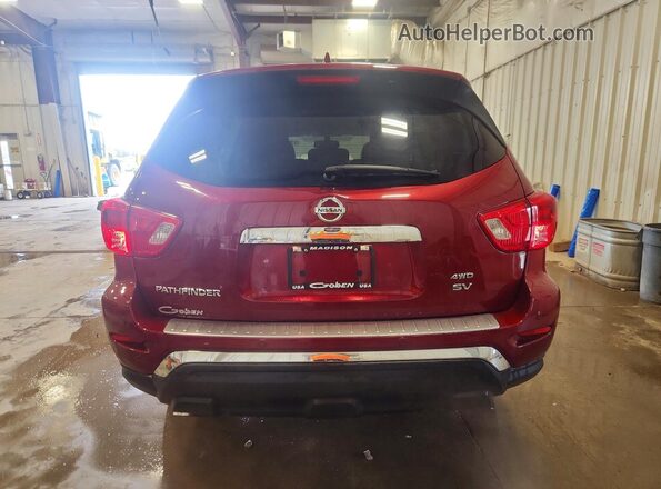 5N1DR2MM6KC646771 2019 NISSAN PATHFINDER Red Vista trasera