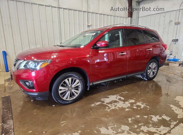 5N1DR2MM6KC646771 2019 NISSAN PATHFINDER Red Vista tres cuartos delantera izquierda