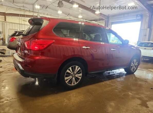 5N1DR2MM6KC646771 2019 NISSAN PATHFINDER Red Trasero derecho