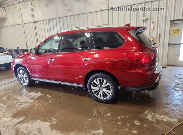 5N1DR2MM6KC646771 2019 NISSAN PATHFINDER Red Trasero izquierdo