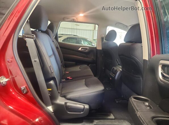 5N1DR2MM6KC646771 2019 NISSAN PATHFINDER Red Vista interior trasera