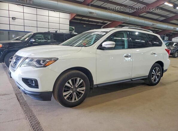 5N1DR2MM7HC607860 2017 NISSAN PATHFINDER White Vista tres cuartos delantera izquierda