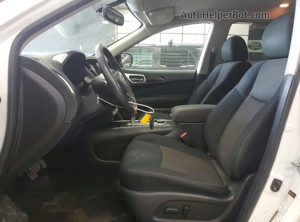5N1DR2MM7HC607860 2017 NISSAN PATHFINDER White Vista interior delantera