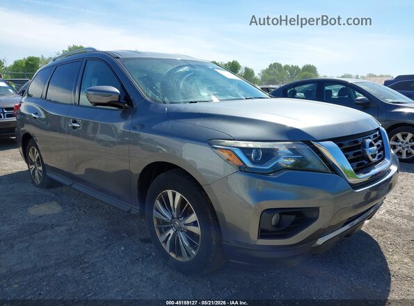 5N1DR2MM7HC635061 2017 NISSAN PATHFINDER Gray Передня права чверть