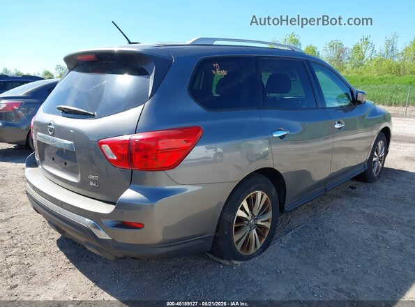 5N1DR2MM7HC635061 2017 NISSAN PATHFINDER Gray Задня права чверть