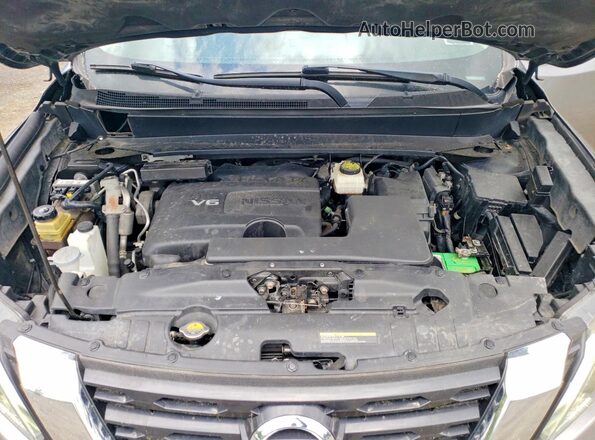 5N1DR2MM7HC643595 2017 NISSAN PATHFINDER Gray Vista interior trasera