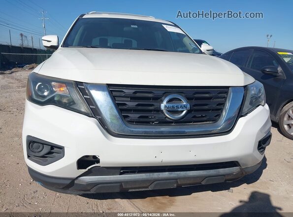5N1DR2MM7HC678640 2017 NISSAN PATHFINDER White Вид щитка приладів