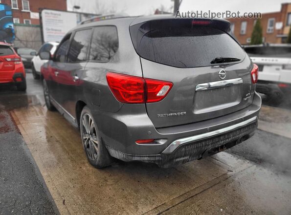 5N1DR2MM7JC617973 2018 NISSAN PATHFINDER Gray Հետևի աջ